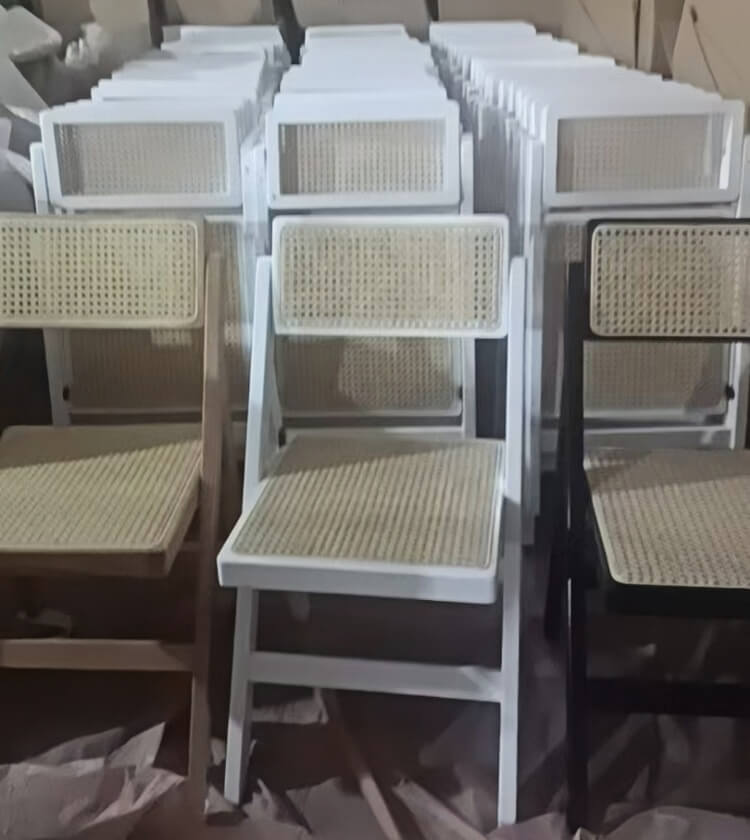 cane folding chair supplier