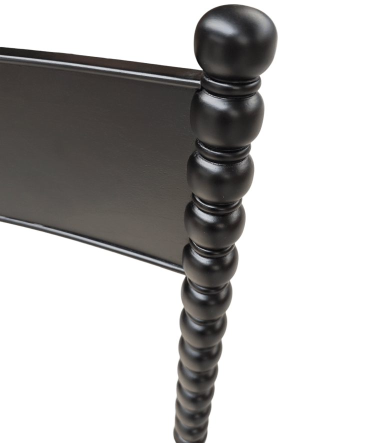 wooden spool dining chair