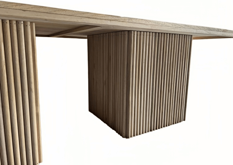 Column Base Dining Table