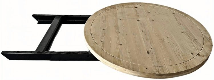 Round Wooden Folding Table supplier