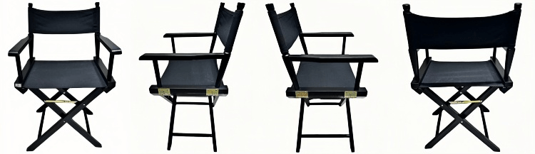 black directors chair