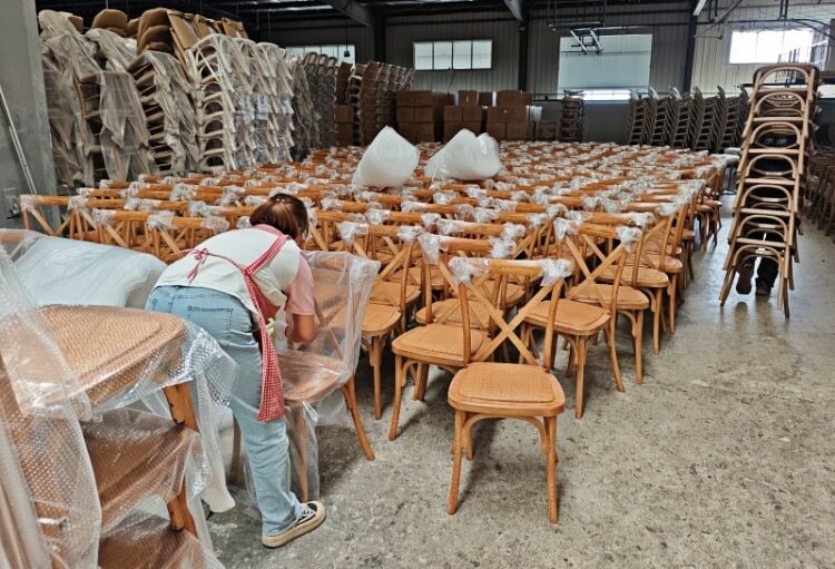 Commercial Cross Back Chair