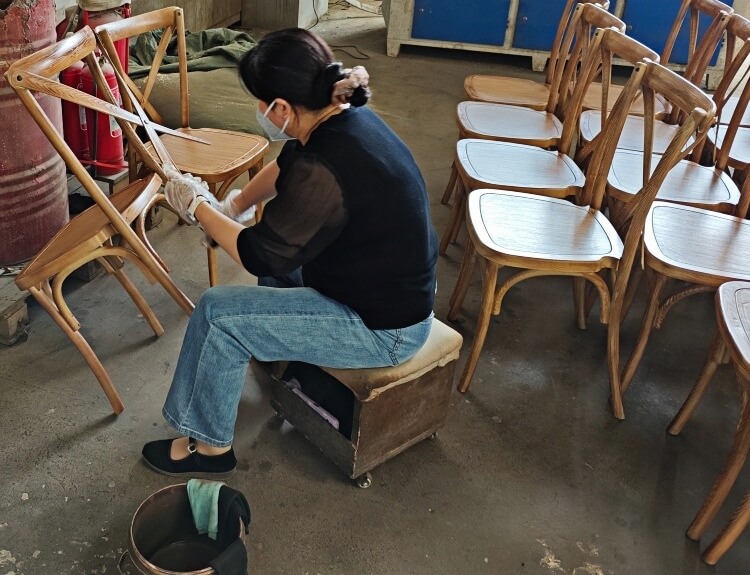 Cross Back Banquet Chair