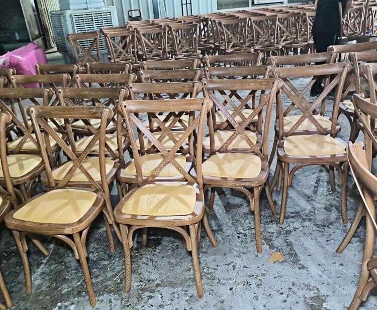 Farmhouse Cross Back Chair