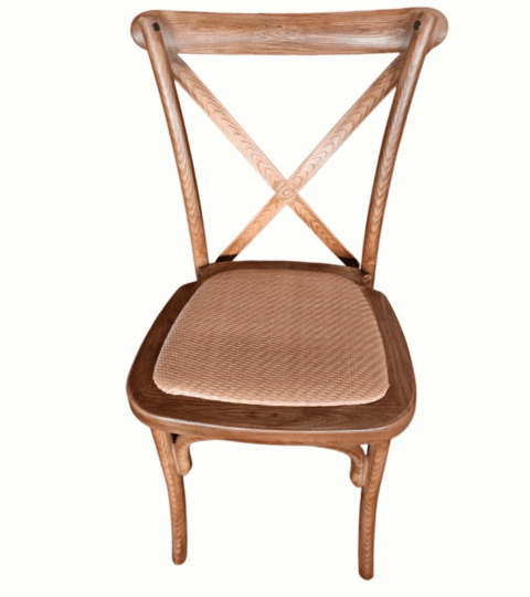 Rustic Farmhouse Resin Cross Back Chair Wholesale