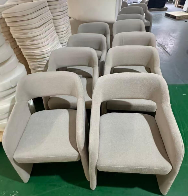 fabric dining armchair