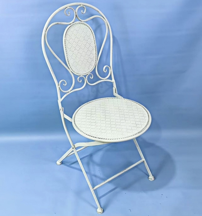 iron garden folding chair manufacturer