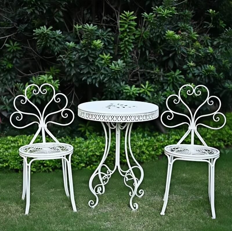 iron garden folding chair