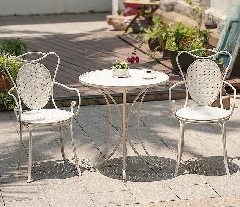 iron patio chair