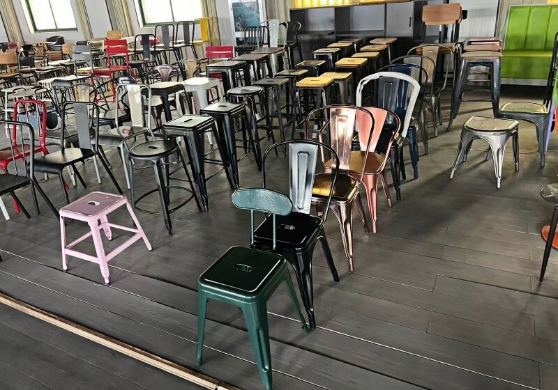 wood steel furniture