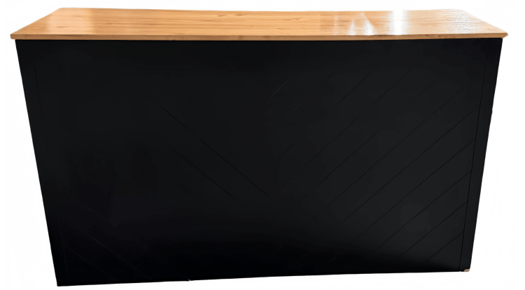 wooden buffet table