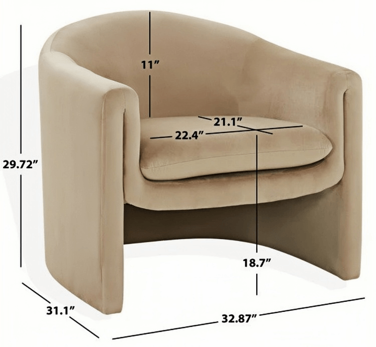 Fabric Lounge Chair