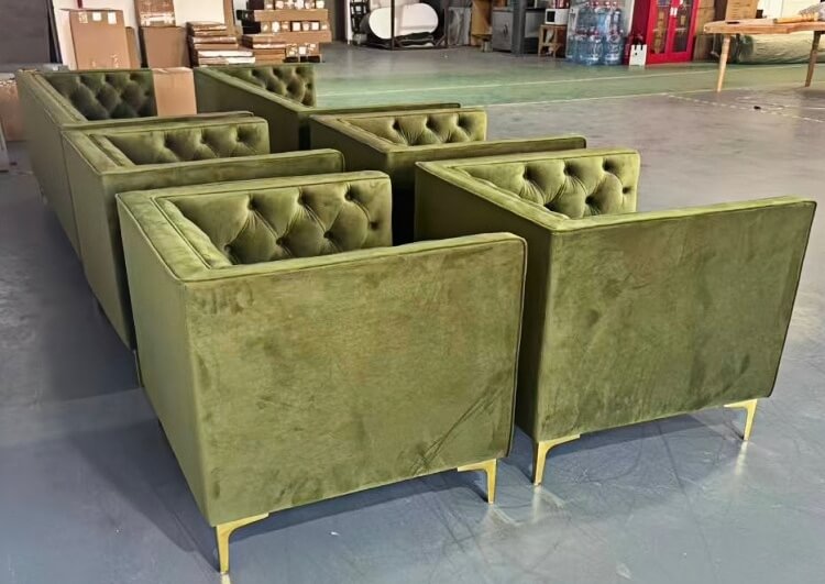 Velvet Lounge Couch