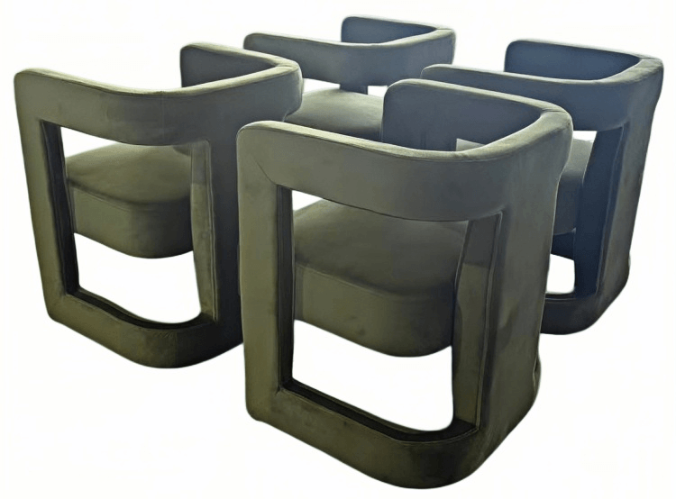 Velvet Upholstered Chair