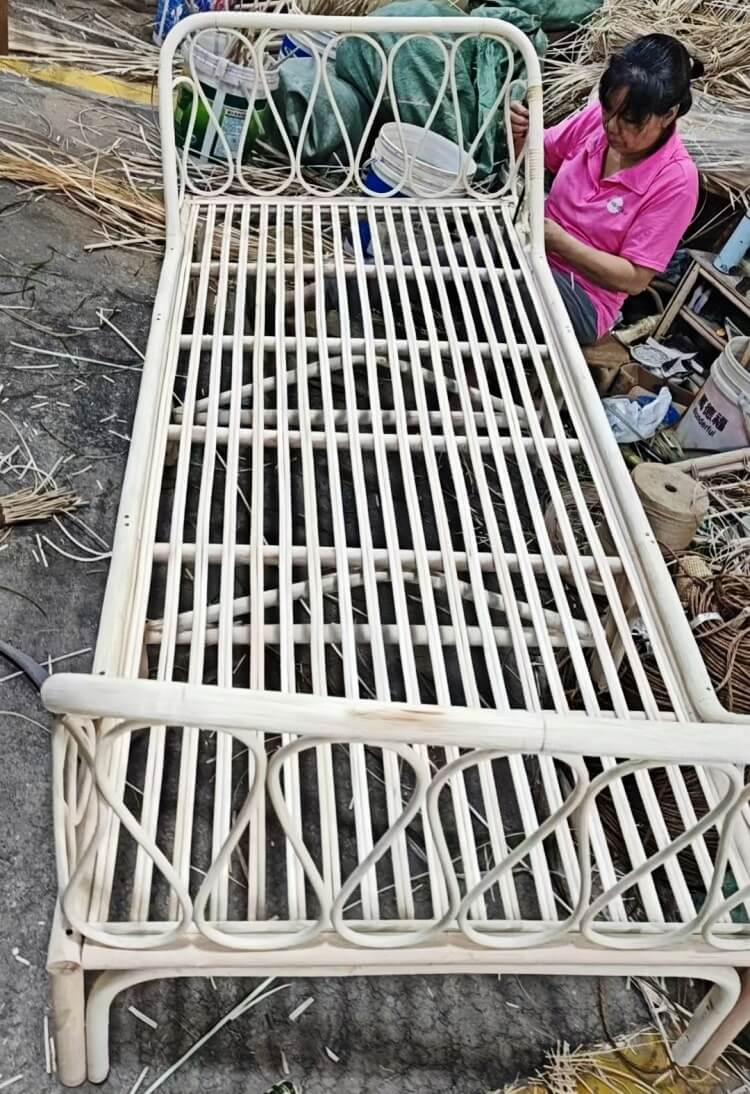 Wicker Bed Frame