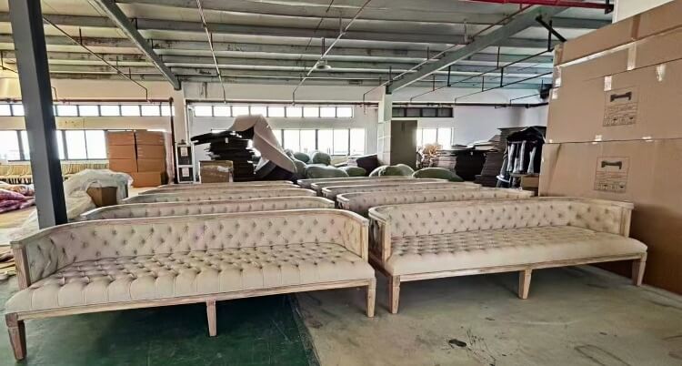 3 Seater Tufted Sofa