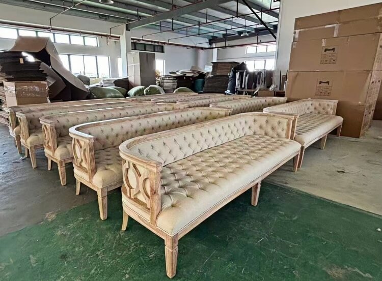 Deep Button Tufted Sofa