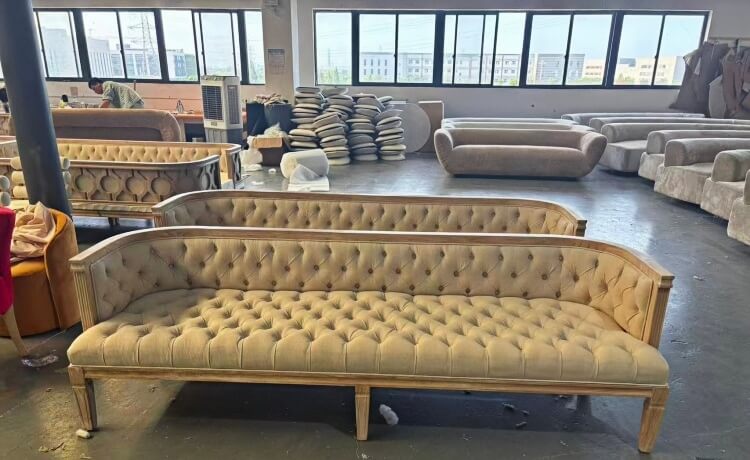 Luxury Tufted Sofa