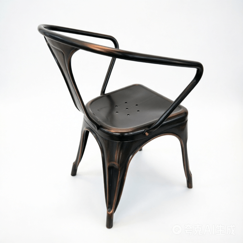 Resin Tolix Style Armchair - Image 4
