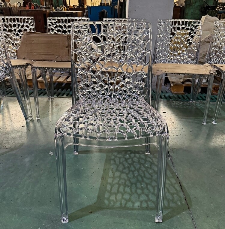 Clear Decorative Resin Chair