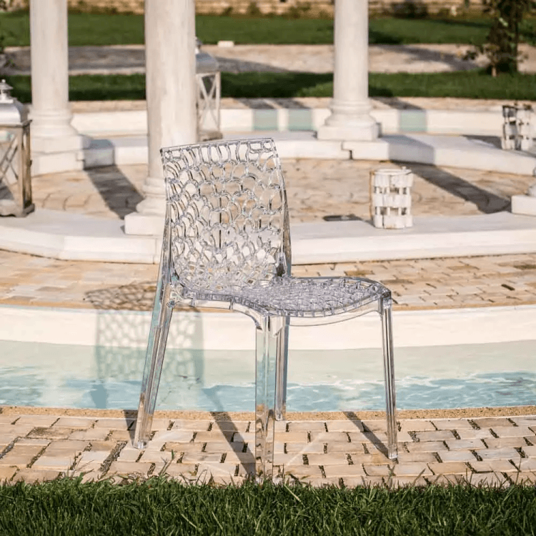 Clear Restaurant Chair