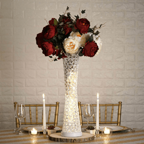 Elegant Crystal Centerpieces