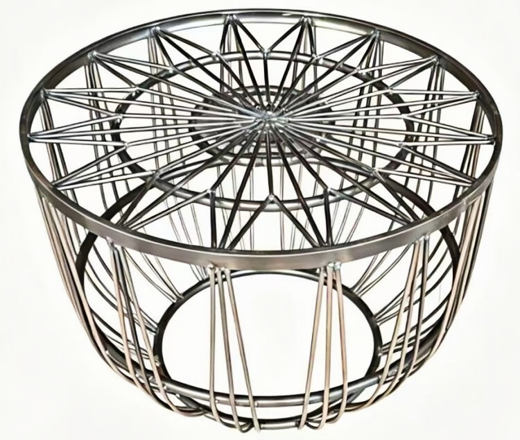 Geometric Wire Coffee Table