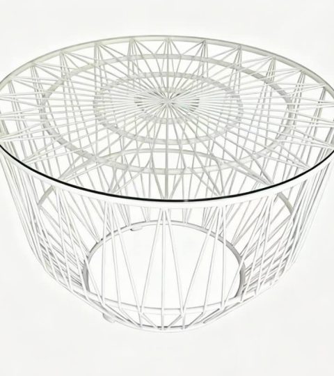 Geometric Wire Coffee Table