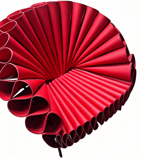 Sculptural Peacock Lounge Chair