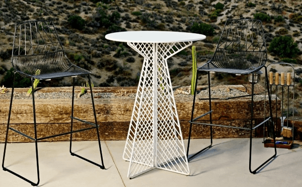 basket base accent table