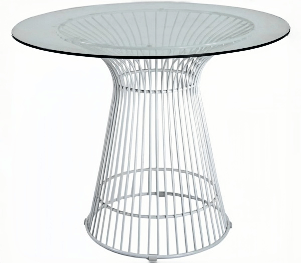 circular wire accent table
