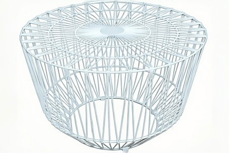 metal frame glass accent table