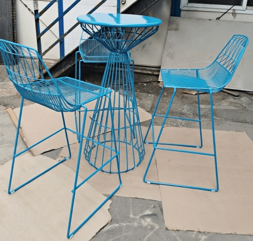 metal wire seating