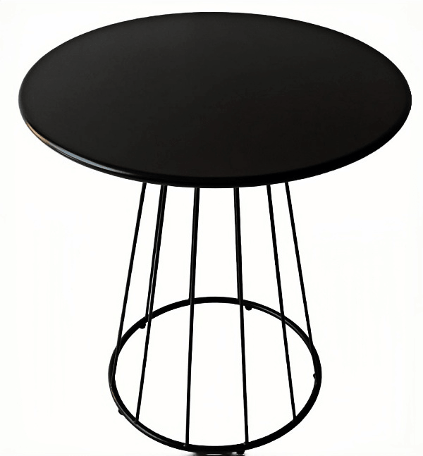 modern geometric end table