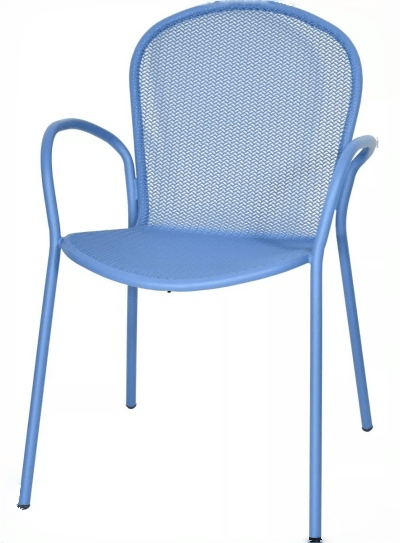 radial wire back chair