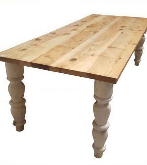 Turned Leg Dining Table