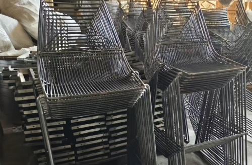 wire accent chair