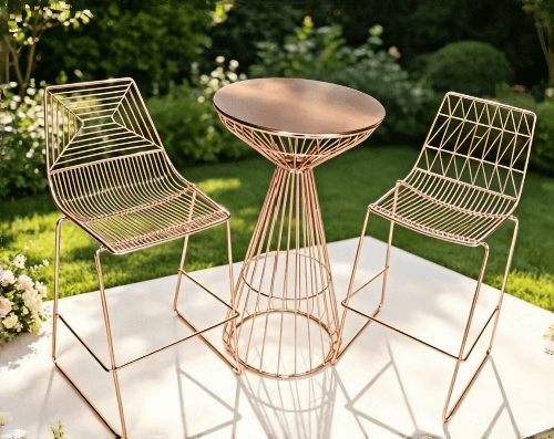 wire cage chair