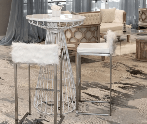 wire end table