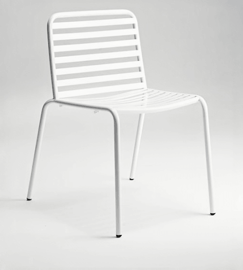 wire form dining chair