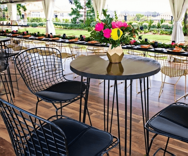 wire formed seating